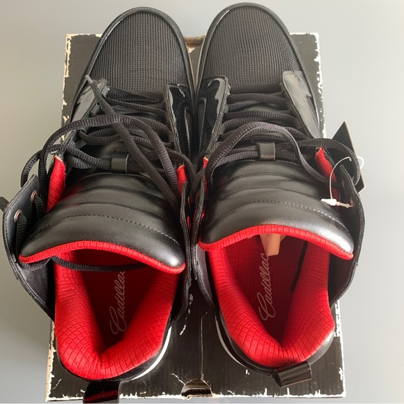 Cadillac mens rant black/red casual shoes size 13 - Picture 9 of 9